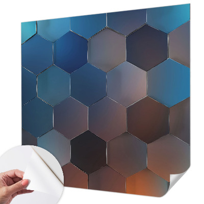 Fototapeta pre chlapca Modré šesťuholníky