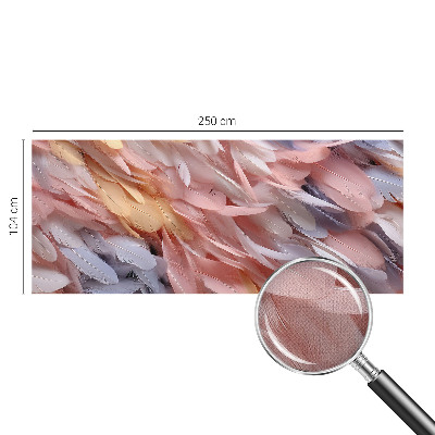 Moderná tapeta na stenu Pastelové pierka