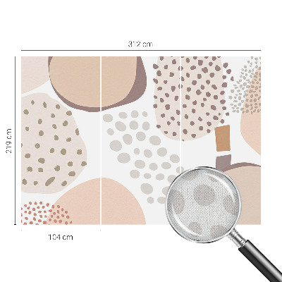 Samolepiaca fototapeta do obývačky Jemné bodky