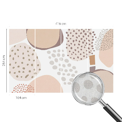 Samolepiaca fototapeta do obývačky Jemné bodky