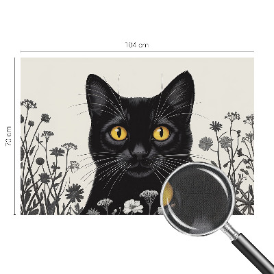 Samolepiaca fototapeta do detskej izby Mačacie kvety