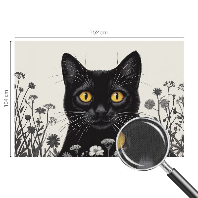 Samolepiaca fototapeta do detskej izby Mačacie kvety