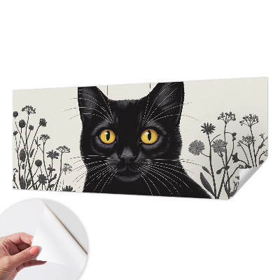 Samolepiaca fototapeta do detskej izby Mačacie kvety