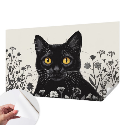 Samolepiaca fototapeta do detskej izby Mačacie kvety