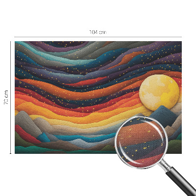 Samolepiaca fototapeta Farebné hory