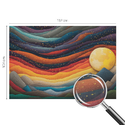 Samolepiaca fototapeta Farebné hory