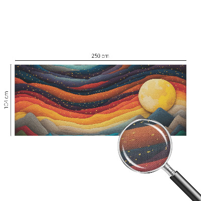 Samolepiaca fototapeta Farebné hory