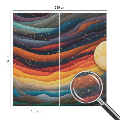 Samolepiaca fototapeta Farebné hory