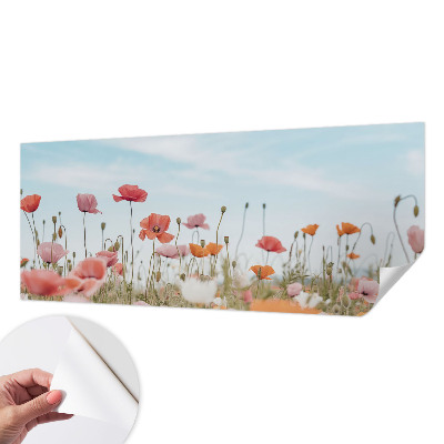 3D fototapeta Makové kvety