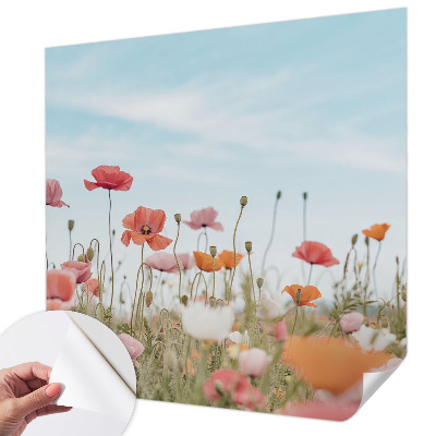 3D fototapeta Makové kvety