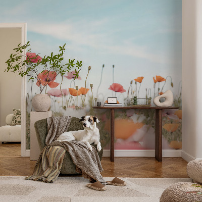 3D fototapeta Makové kvety