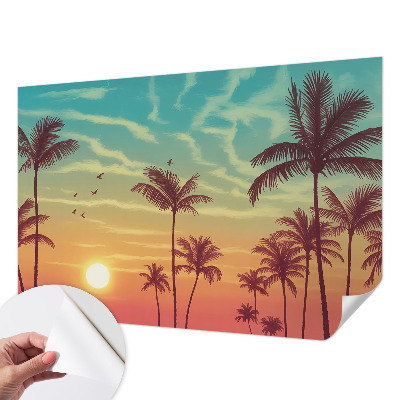 Fotografická tapeta do detskej izby s motívom tropickej krajiny