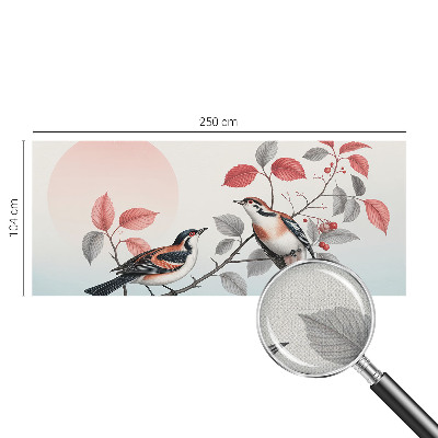 Fotografická tapeta samolepiaca Sediace vtáky