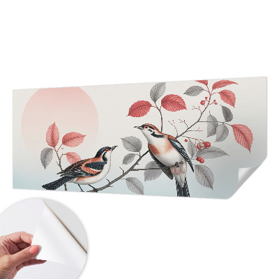 Fotografická tapeta samolepiaca Sediace vtáky