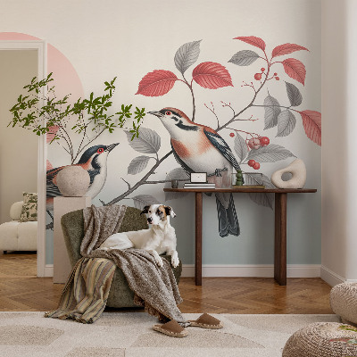 Fotografická tapeta samolepiaca Sediace vtáky