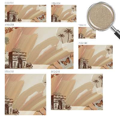 Samolepiaca fototapeta do detskej izby Exotická cesta