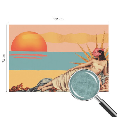 Samolepiaca fototapeta do spálne Západ surrealizmu