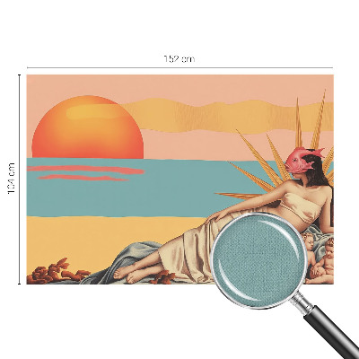 Samolepiaca fototapeta do spálne Západ surrealizmu