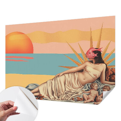 Samolepiaca fototapeta do spálne Západ surrealizmu