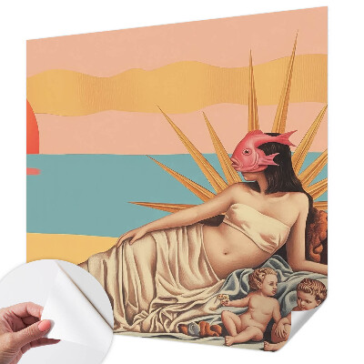 Samolepiaca fototapeta do spálne Západ surrealizmu