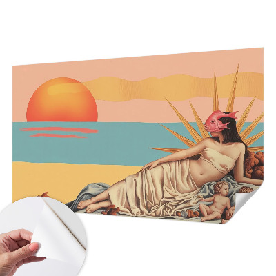 Samolepiaca fototapeta do spálne Západ surrealizmu