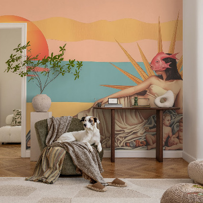 Samolepiaca fototapeta do spálne Západ surrealizmu