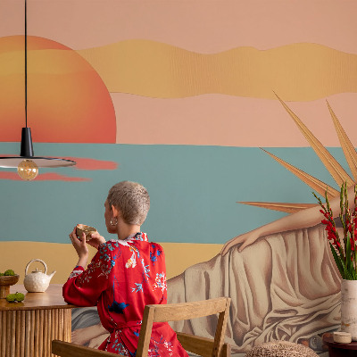 Samolepiaca fototapeta do spálne Západ surrealizmu