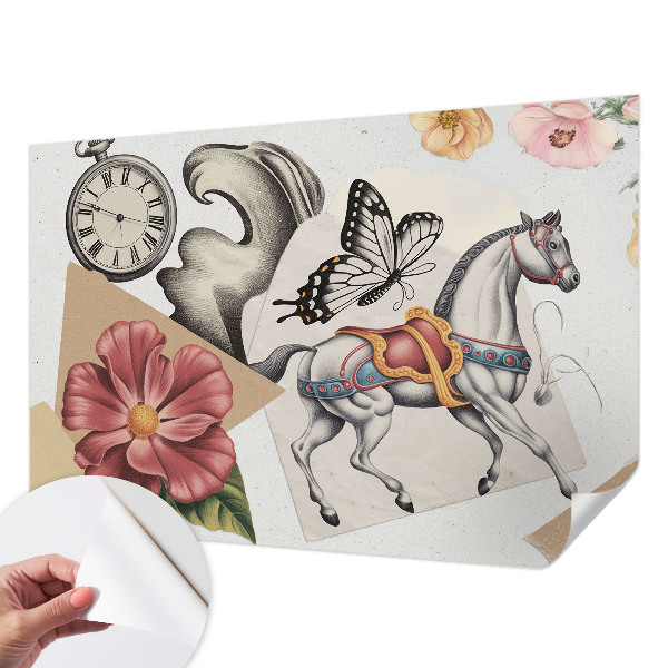 3D fototapeta Starožitné kvety