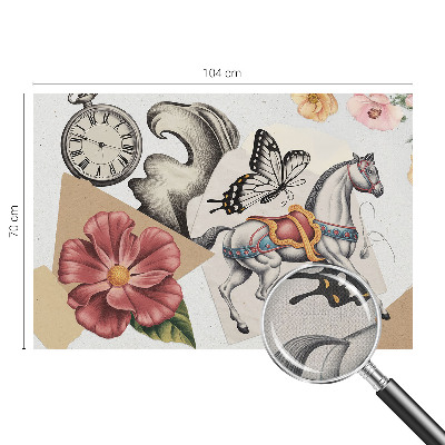 3D fototapeta Starožitné kvety