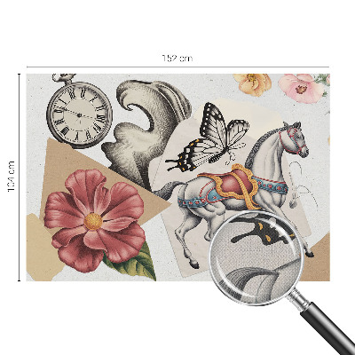 3D fototapeta Starožitné kvety