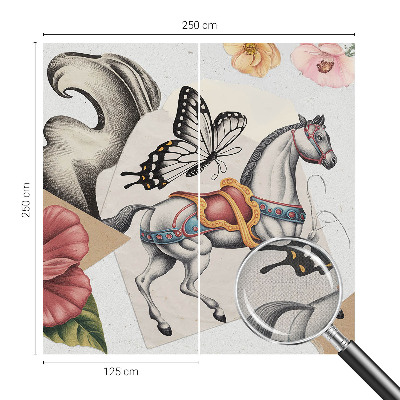 3D fototapeta Starožitné kvety