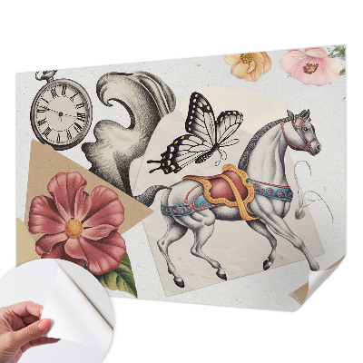 3D fototapeta Starožitné kvety