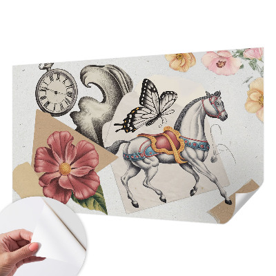 3D fototapeta Starožitné kvety