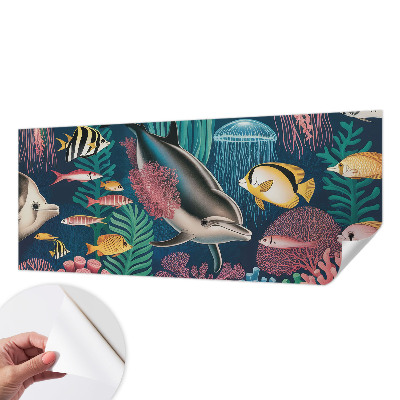 3D tapeta na stenu Podvodná fauna