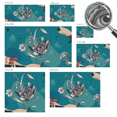 Detská fototapeta na stenu Kvetinové oko