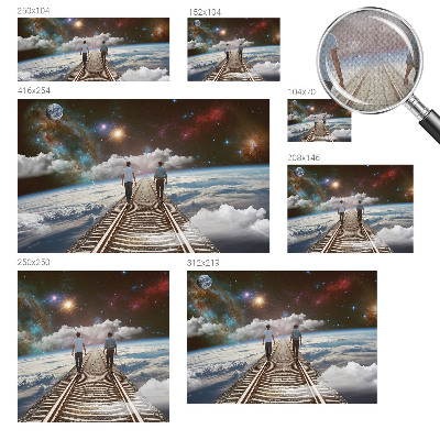 Tapeta do detskej izby Vesmírna cesta