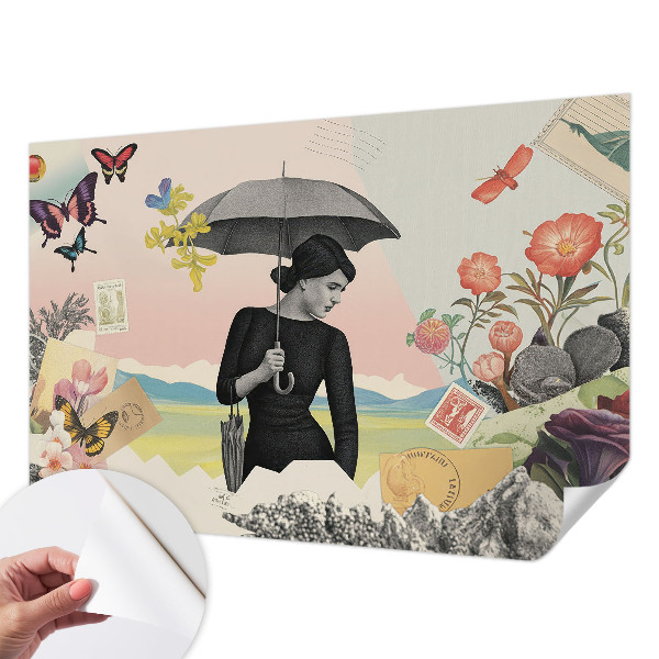 Detská tapeta Romantická koláž