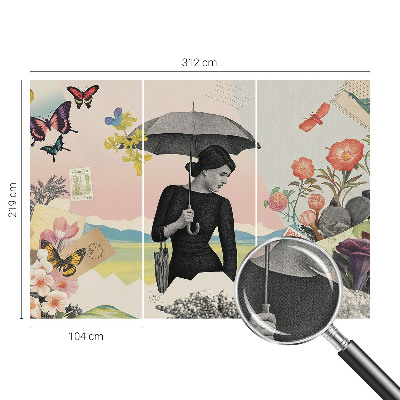 Detská tapeta Romantická koláž