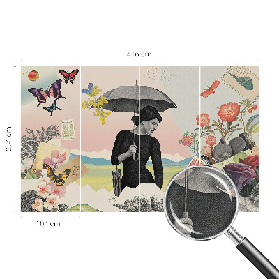 Detská tapeta Romantická koláž