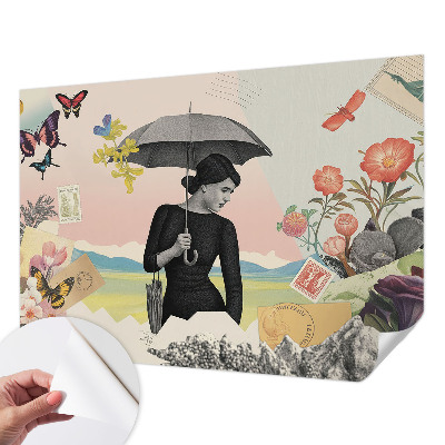 Detská tapeta Romantická koláž