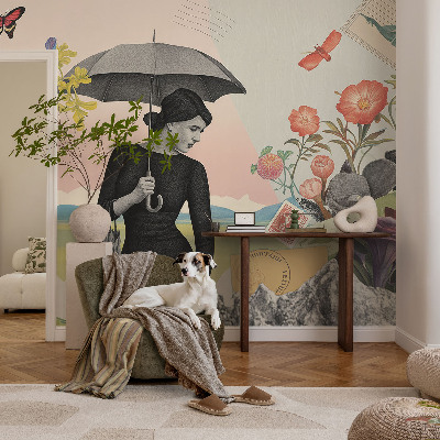 Detská tapeta Romantická koláž