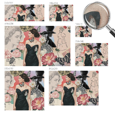 Fototapeta pre dievča Kvety a portréty