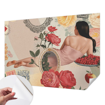 Tapety na stenu samolepiace Kvetinová elegancia