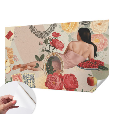 Tapety na stenu samolepiace Kvetinová elegancia