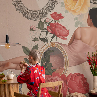 Tapety na stenu samolepiace Kvetinová elegancia