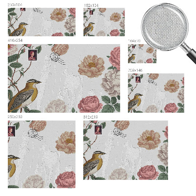 Samolepiaca fototapeta do obývačky Starožitné kvety