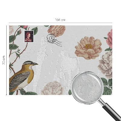 Samolepiaca fototapeta do obývačky Starožitné kvety