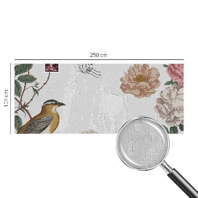 Samolepiaca fototapeta do obývačky Starožitné kvety