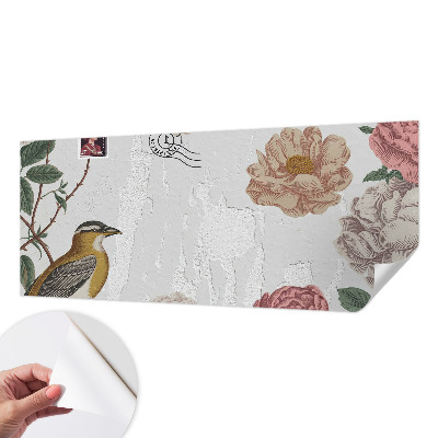 Samolepiaca fototapeta do obývačky Starožitné kvety