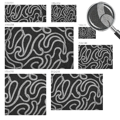 3D fototapeta Skrútené tvary